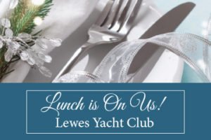 Lunch On Us- Lewes Yacht Club illustration
